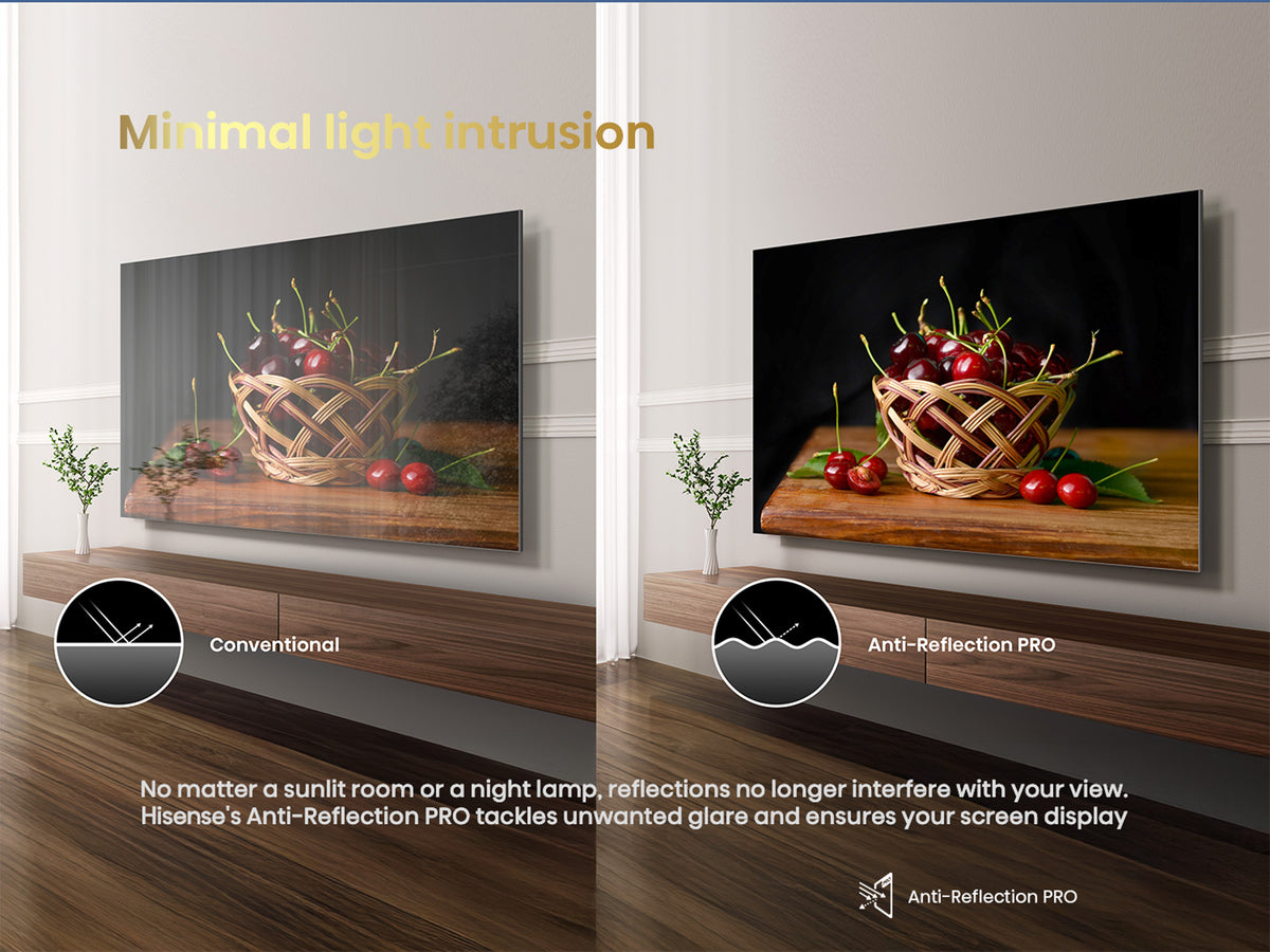 Hisense 65" 4K Smart Mini-LED Pro QLED 165Hz TV - 65U78QG--