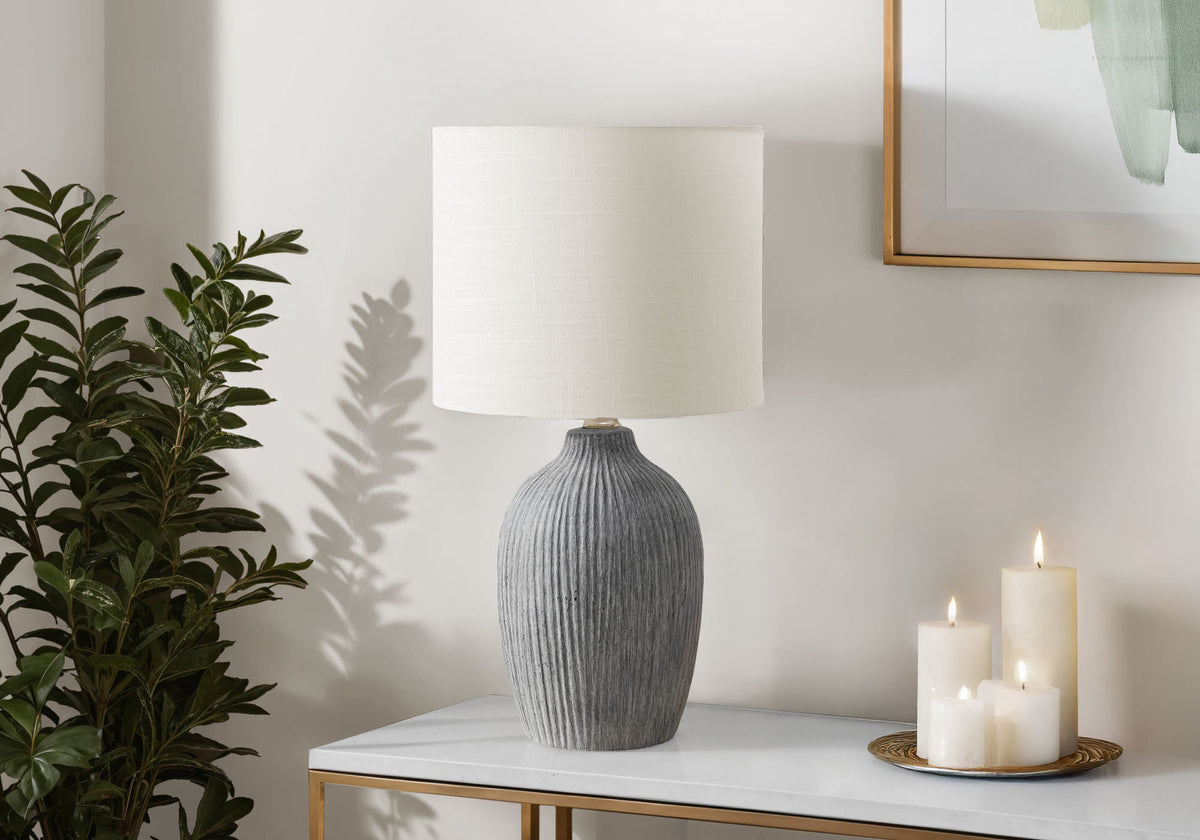 Tiva Table Lamp - Grey