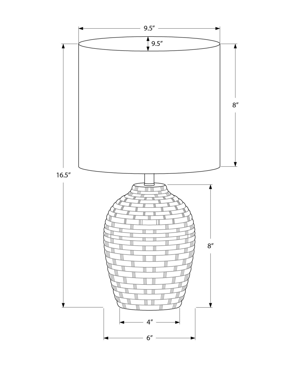 Fynn Table Lamp - Ivory