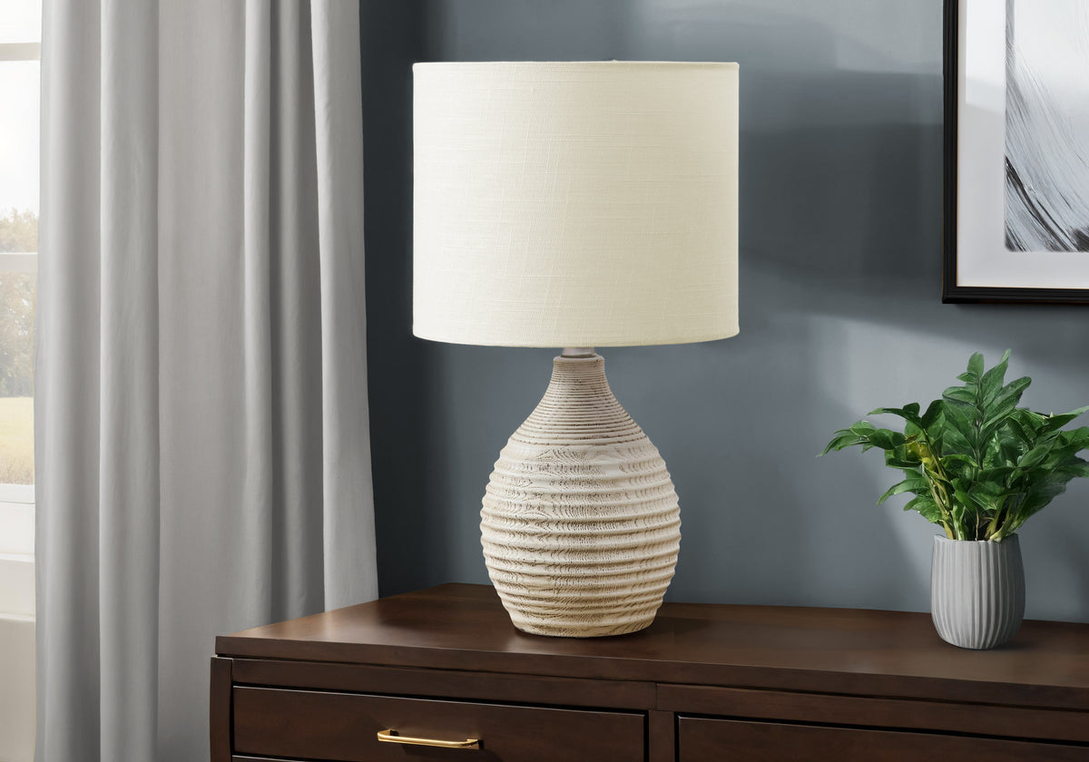 Taro Table Lamp - Ivory