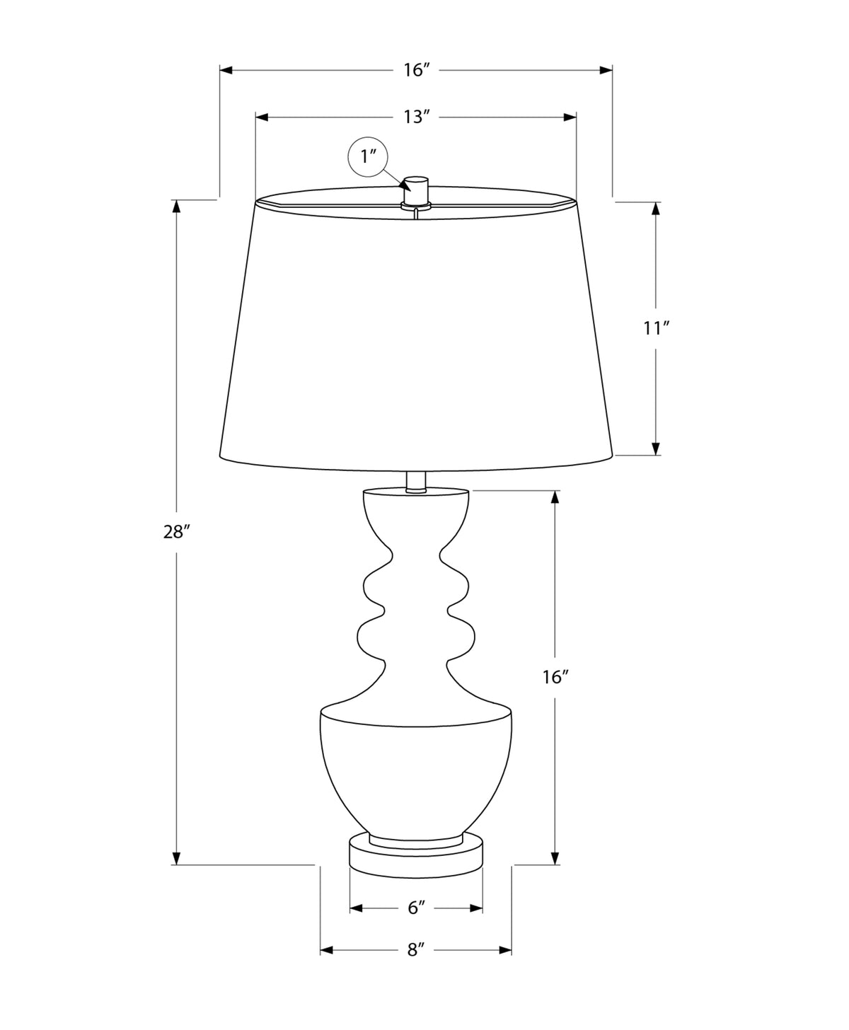 Tenz Table Lamp - Grey