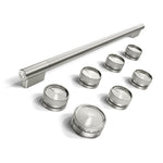KitchenAid Stainless Steel Handle and Knob Hardware Accessory Kit for 36" Commercial-Style Gas Range - W11774753