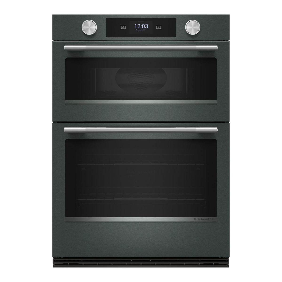 KitchenAid Stainless Steel Handle and Knob Hardware Accessory Kit for 30" Double Wall Oven & Microwave Combo - W11774416