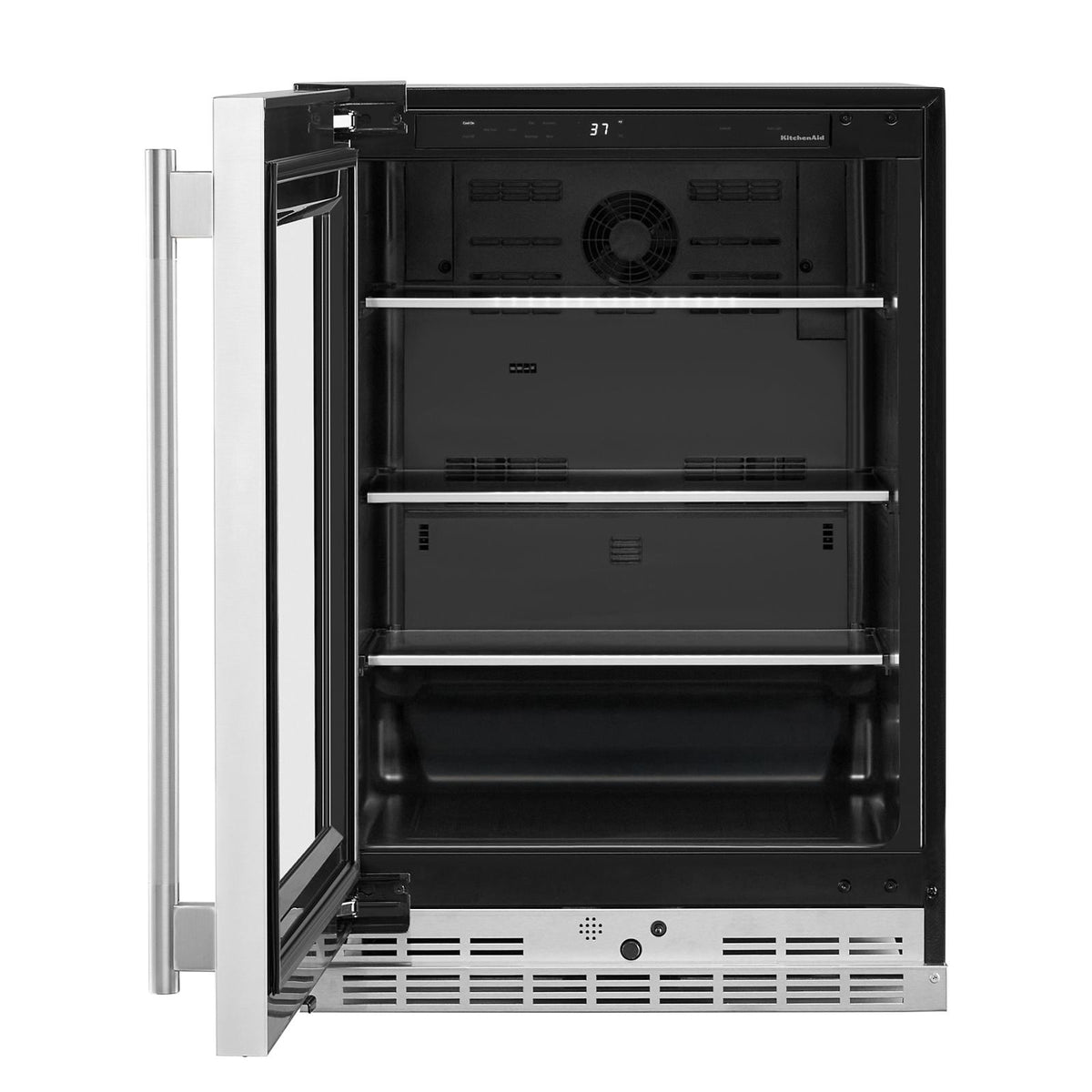 KitchenAid 24" 5.2 Cu. Ft. PrintShield Stainless Steel Undercounter Refrigerator - KURL524SPS