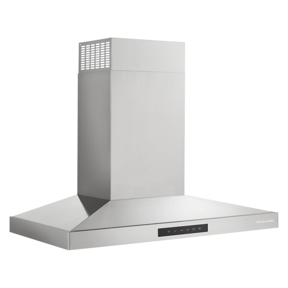 KitchenAid® Stainless Steel 30" 400 CFM Wall-Mount Canopy Hood - KVWC730SSS