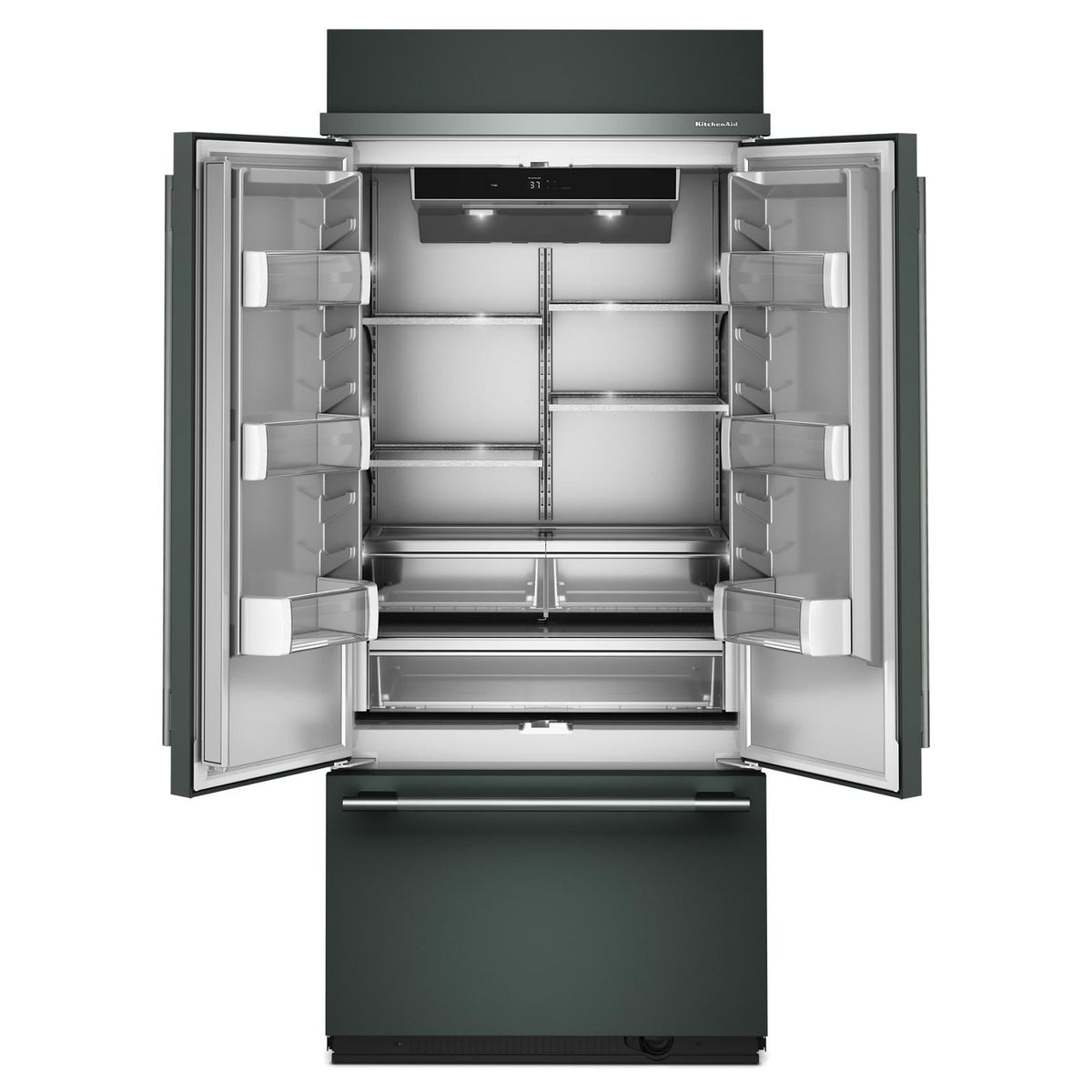 KitchenAid 36" 20.8 Cu. Ft. Juniper Built-In French Door Refrigerator - KBFN536SJP