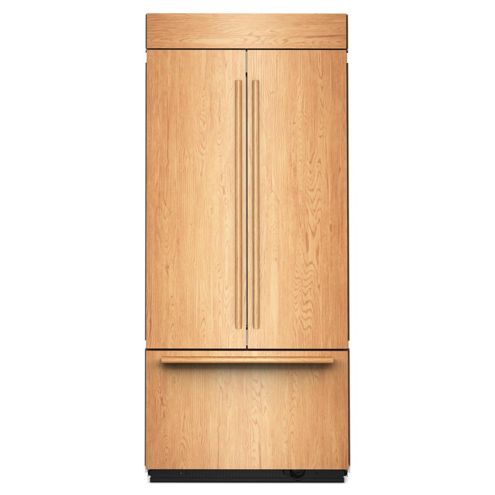 KitchenAid 36" 21.0 Cu. Ft. Panel-Ready Built-In French Door Refrigerator with Platinum Interior – KBFN536TPA