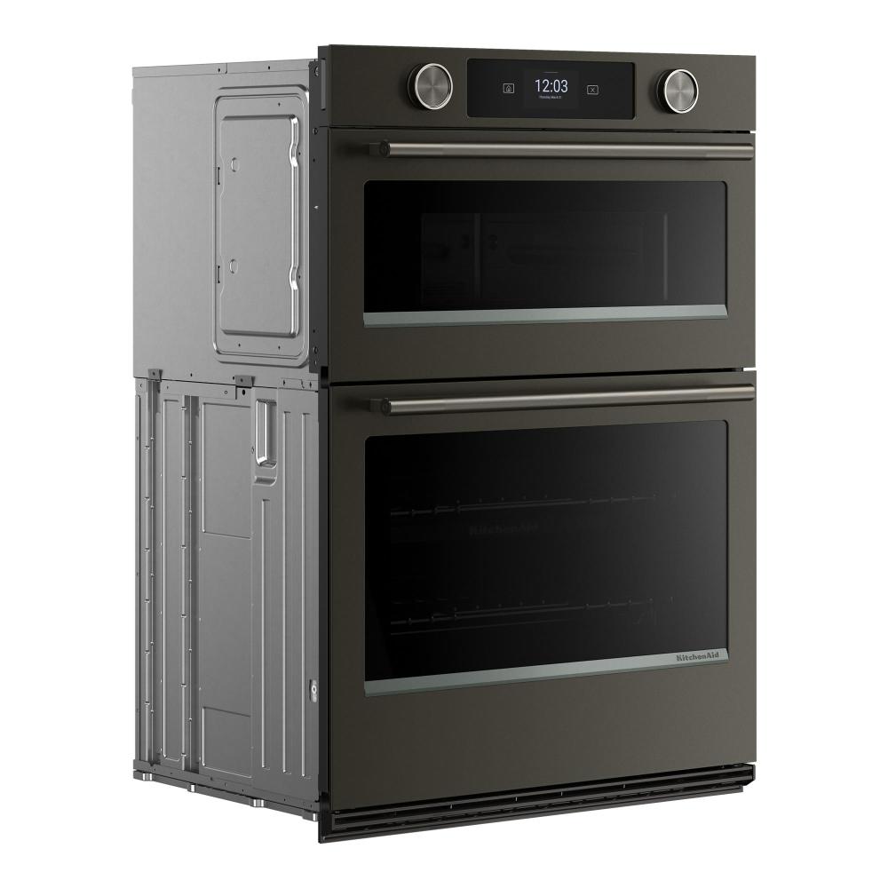 KitchenAid Black Ore 30" Wall Oven with Microwave with Intelligent Cooking Camera (5 cu ft) - KOEC930SBE