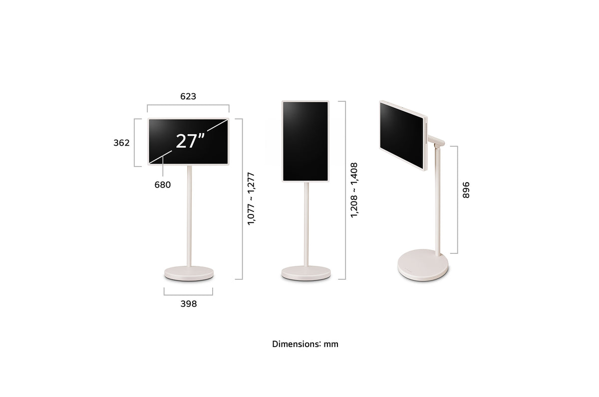 LG 27" FHD StanbyME-2 TV - 27LX6TYGA.ACC