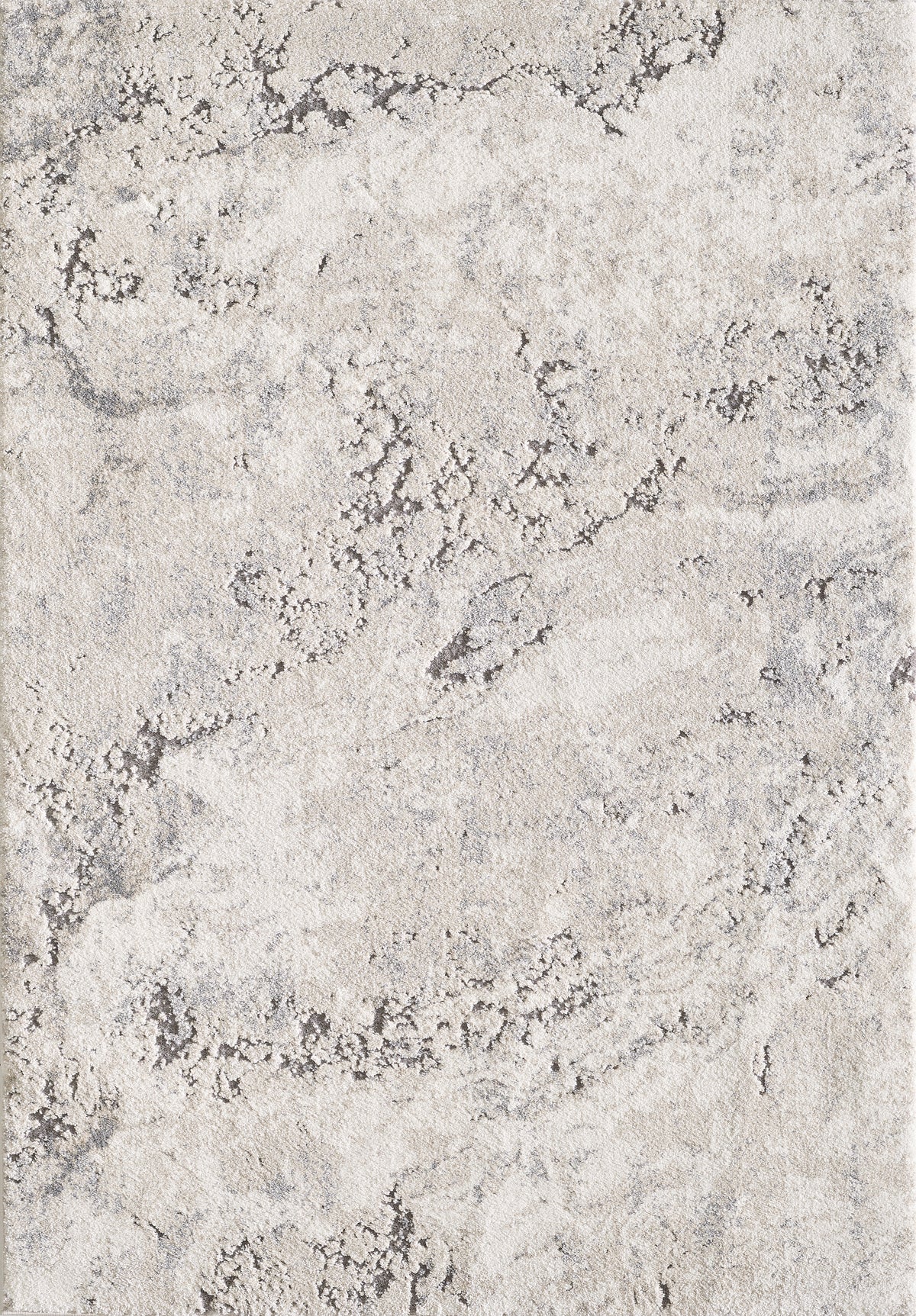L2 Decor Panorama Area Rug 8' x 11' with Underpad - Grey, Cream