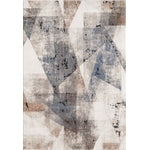 L2 Decor Panorama Area Rug 7' x 10' - Blue, Cream