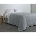 Cotton House Portugal Coverlet 90" x 90" - Diamante Grey
