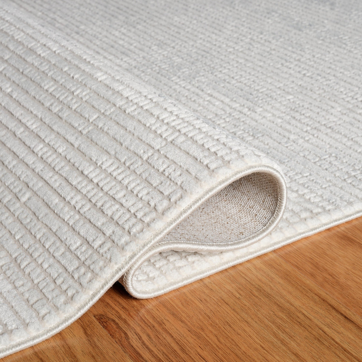 L2 Decor Karizma Area Rug 8' x 11' with Underpad - Cream