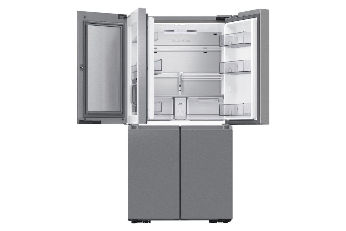 Samsung BESPOKE 36" 22.8 Cu. Ft. Stainless Steel 4-Door Flex French Door Refrigerator with Beverage Center -RF23DG9600SRAC