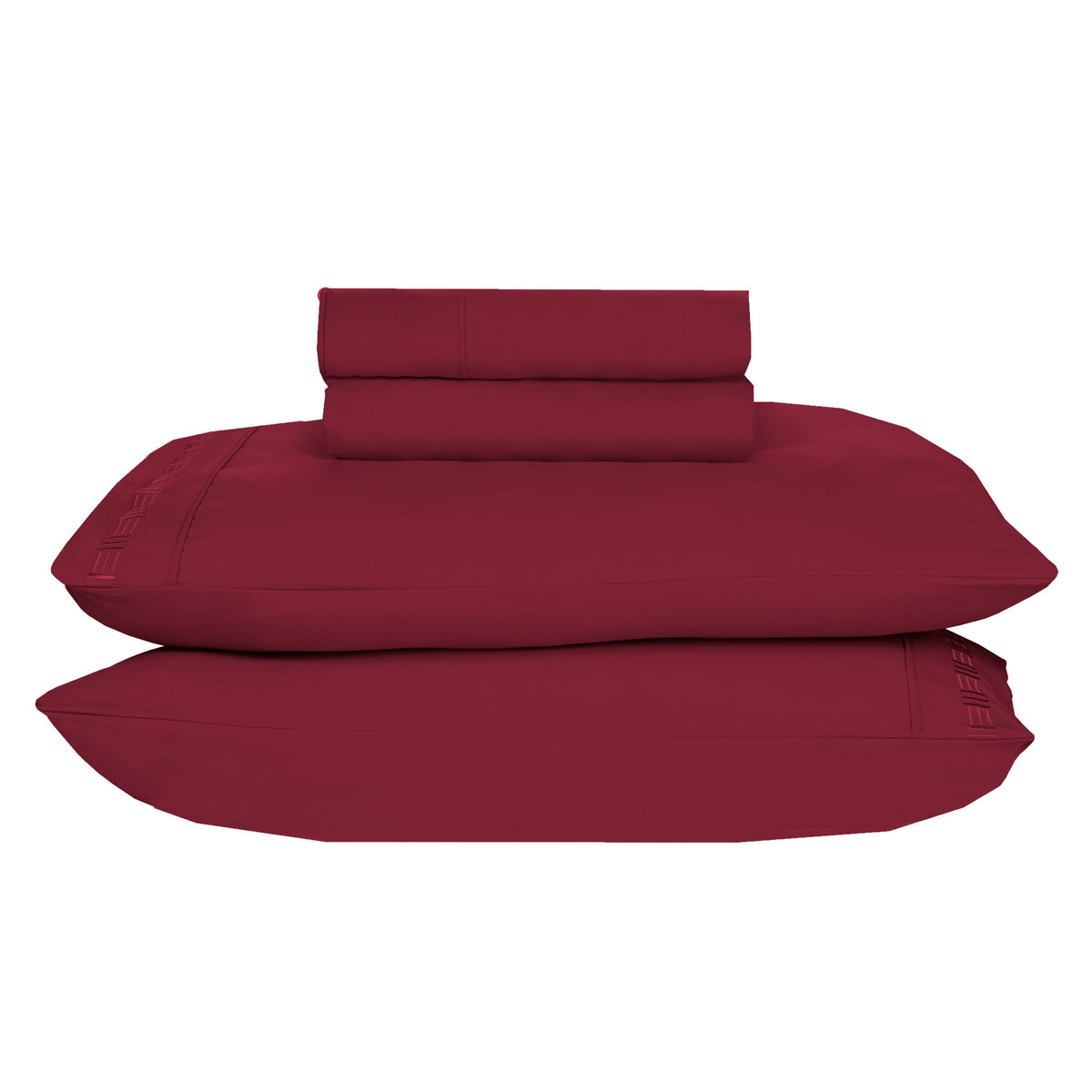 Nilus King Sheet Set - Red