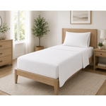 Cotton House 100% Cotton Twin XL Sheet Set - White