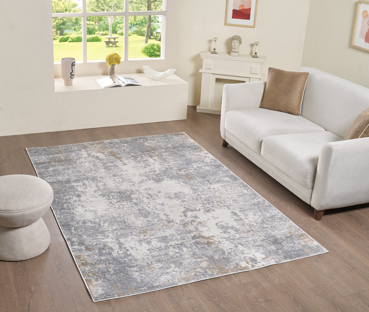 L2 Decor Symphony Area Rug 5' x 8' - Grey