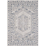 L2 Decor Symphony Area Rug 7' x 10' with Underpad - Grey, Light Grey
