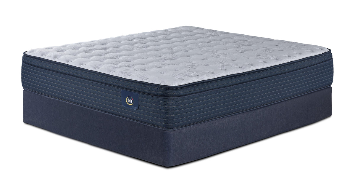 Serta Prosper Firm Euro Top Queen Mattress and Boxspring Set