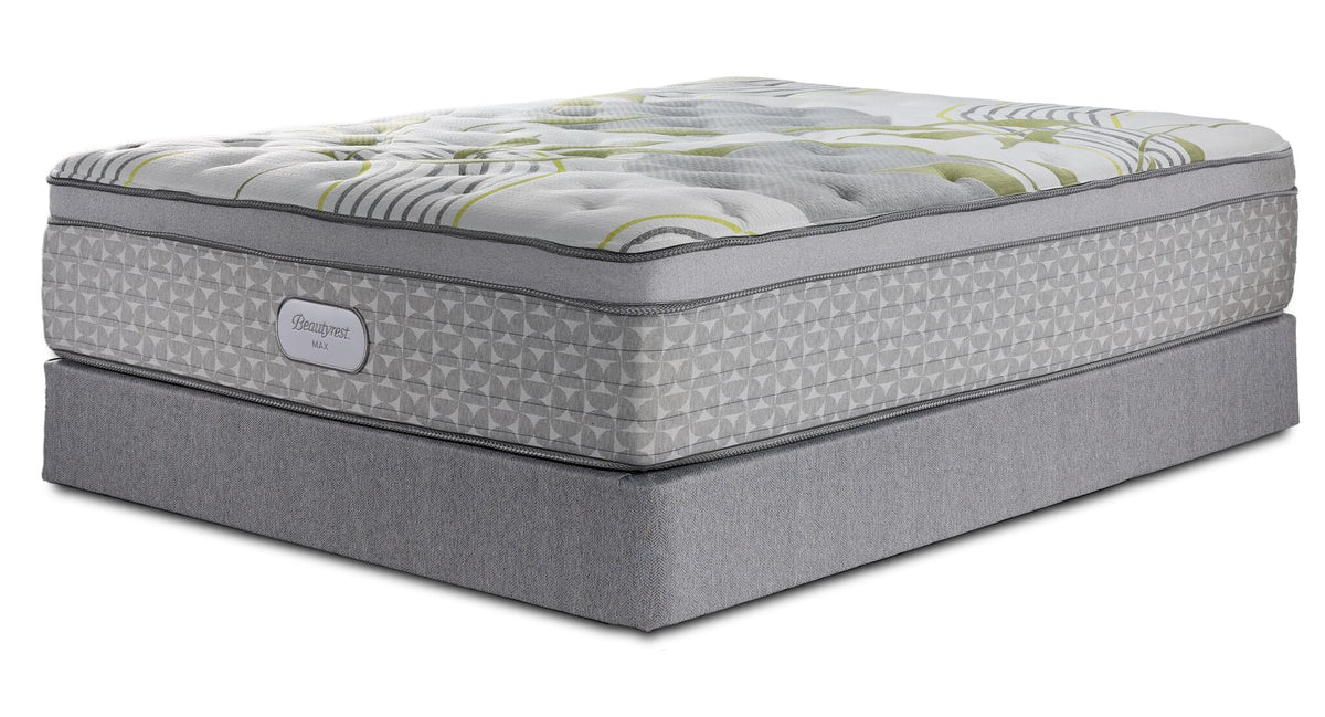 Beautyrest Max Amber Euro Top Plush Twin Mattress and Boxspring Set