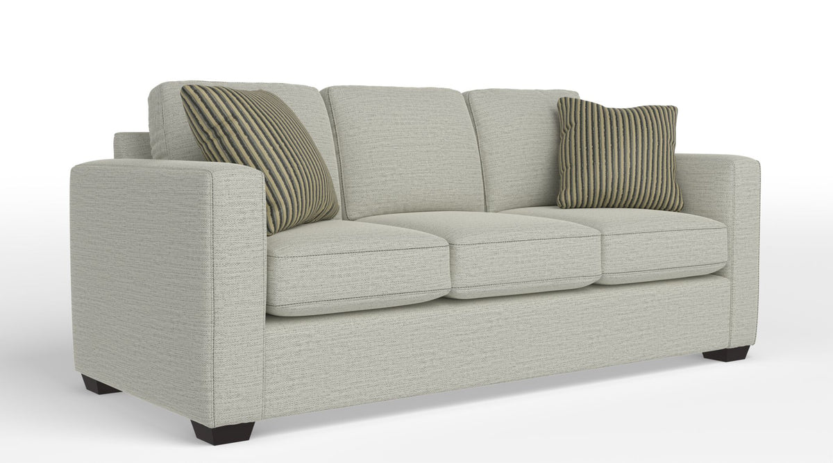 Caleb Queen Sofa Bed with Innerspring Mattress - Patina Light Grey