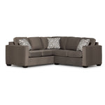 Caleb 2-Piece Sectional with Right-Facing Loveseat - Arlo Brown