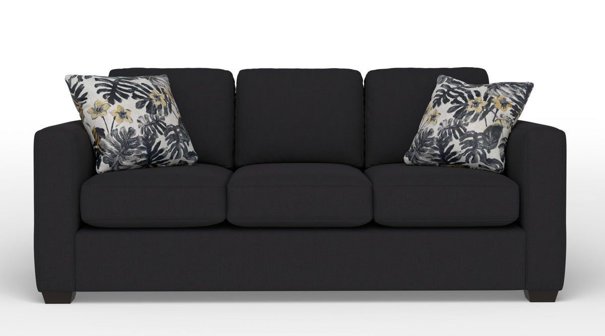 Caleb Queen Sofa Bed with Innerspring Mattress - Lido Dark Grey
