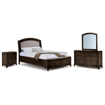 Camelot 6 - Piece King Storage Bedroom Package - Coffee Bean