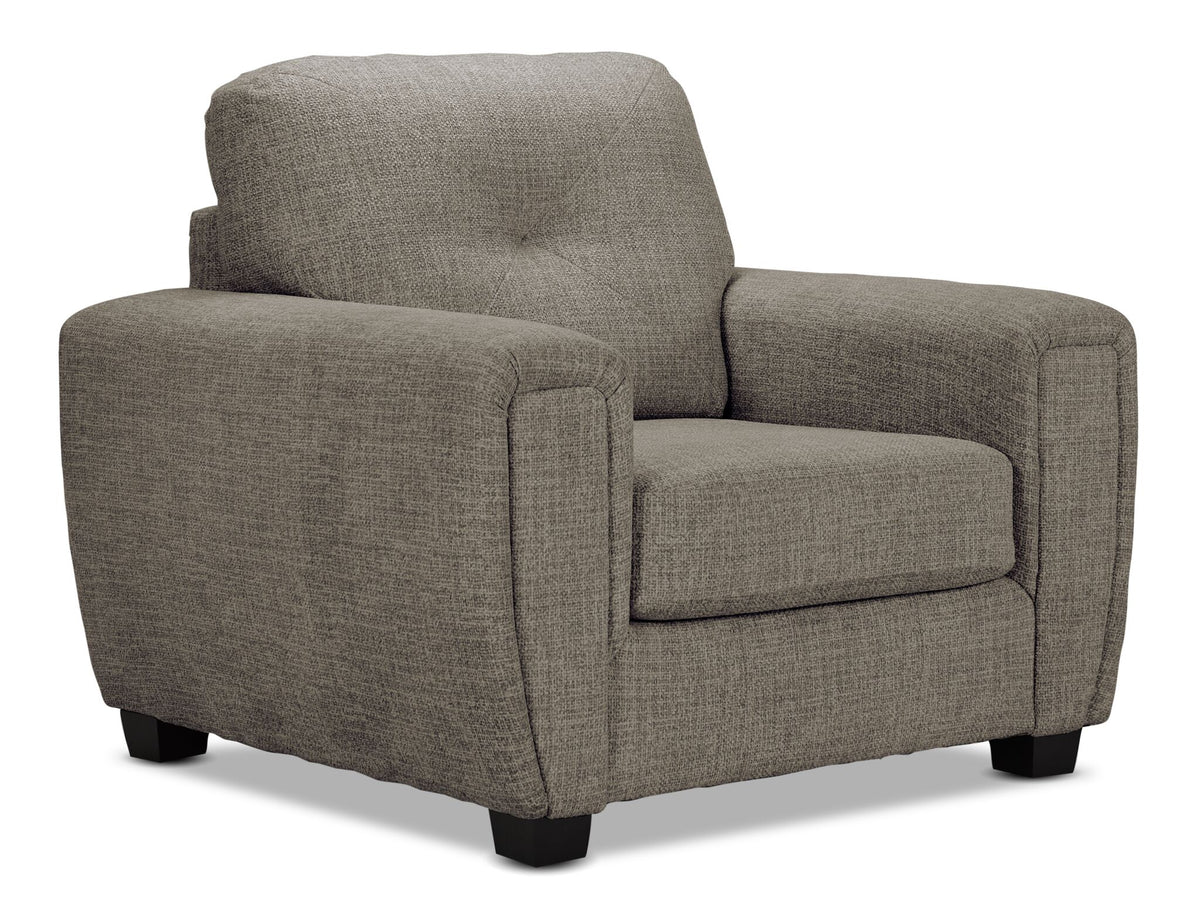 Carolina Sofa, Loveseat and Chair Set - Brown