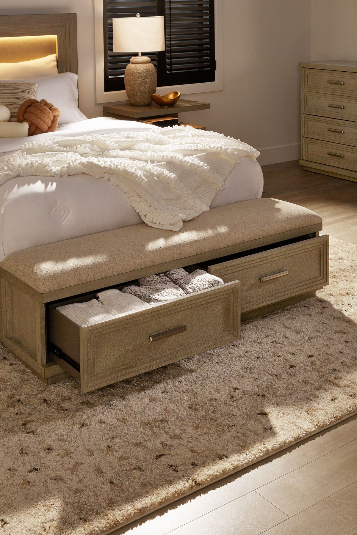 Fresh Perspective 8' x 11' Area Rug - Beige and Light Brown