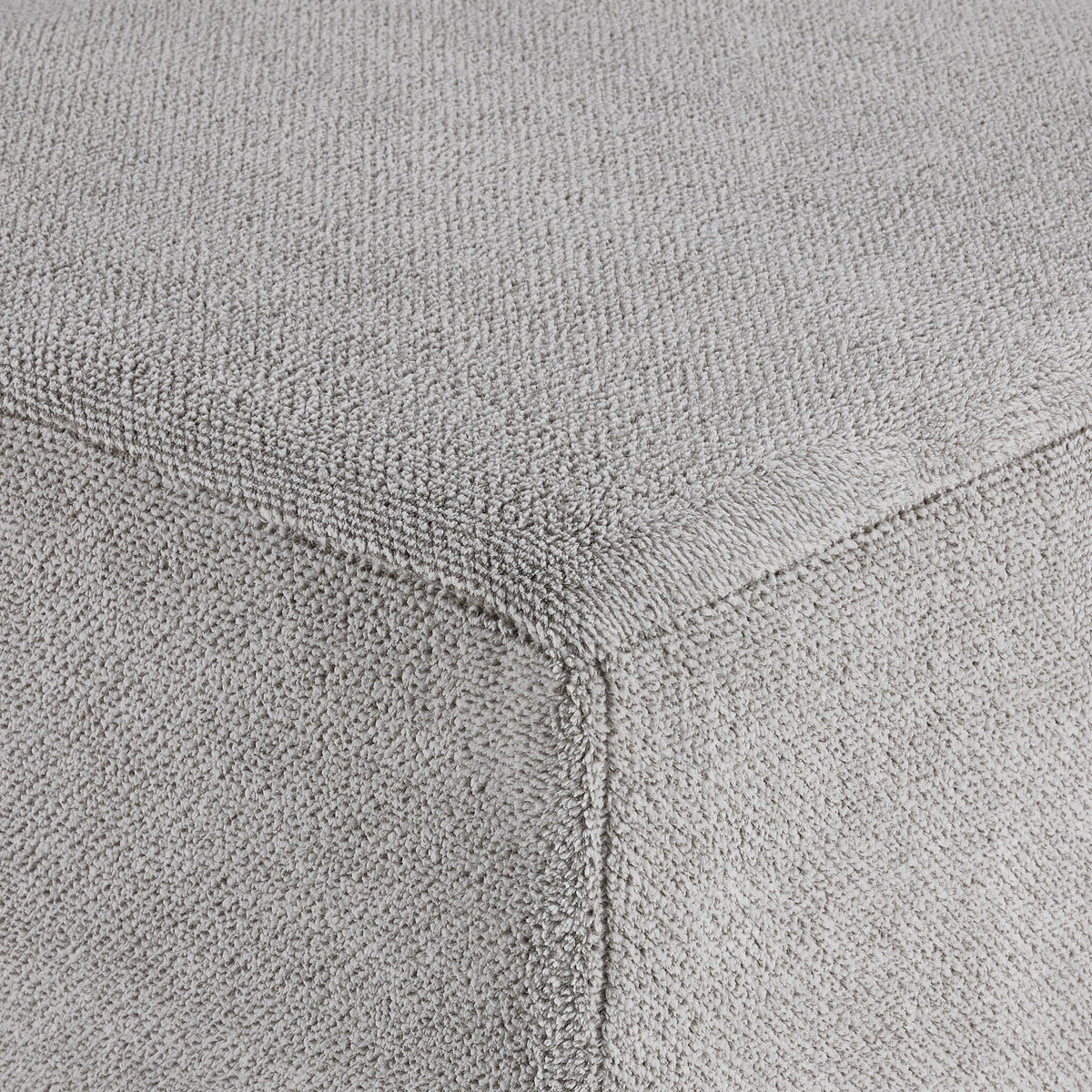 Celeste Square Ottoman - Snoopy Grey