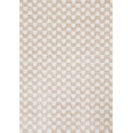 Gentle Wave 6'7"" x 9'10" Wavy Line Area Rug - Beige, Cream