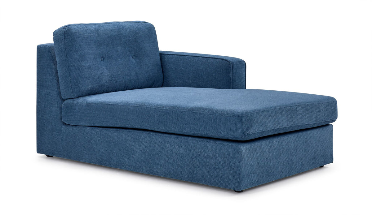 Feeling Connected - Connex 6-Piece Modular Sectional with Storage Console - Blue