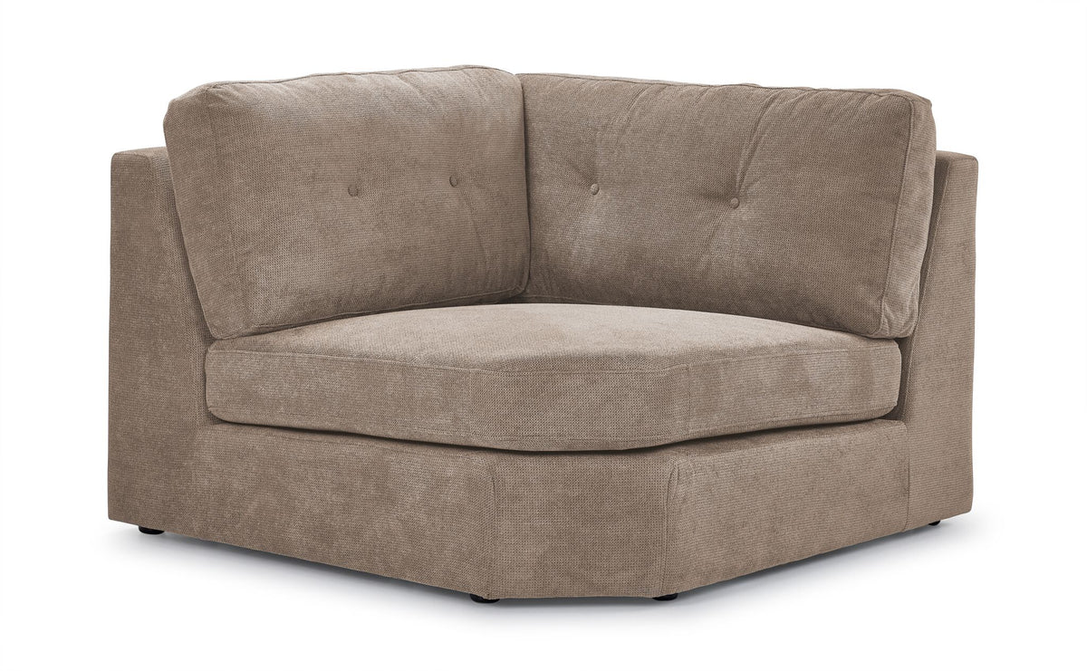 Feeling Connected - Connex 6-Piece Modular Sectional with Storage Console - Beige