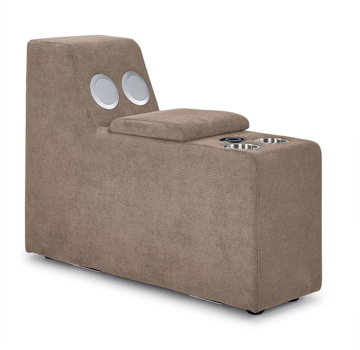 Feeling Connected - Connex 6-Piece Modular Sectional with Storage Console - Beige