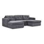 Feeling Connected - Connex 3-Piece Modular Chaise - Light Grey