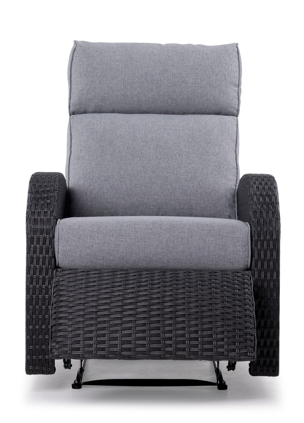 Drexel Outdoor Recliner - Grey, Black