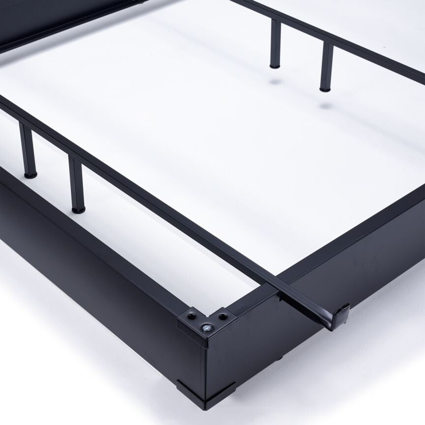 Elara 6" Full Platform Bed Base - Black