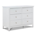Emery 6-Drawer Dresser - White