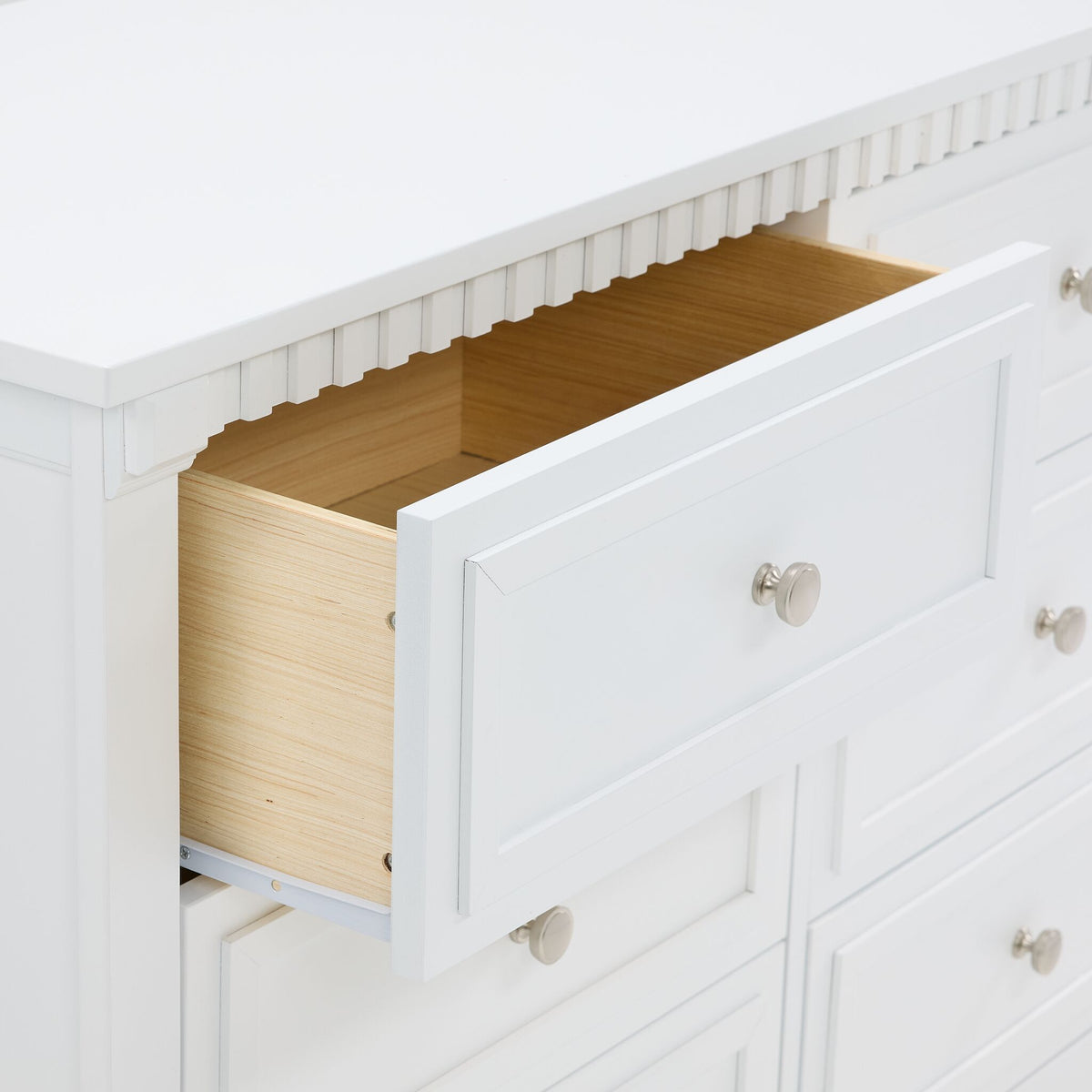 Emery 6-Drawer Dresser - White