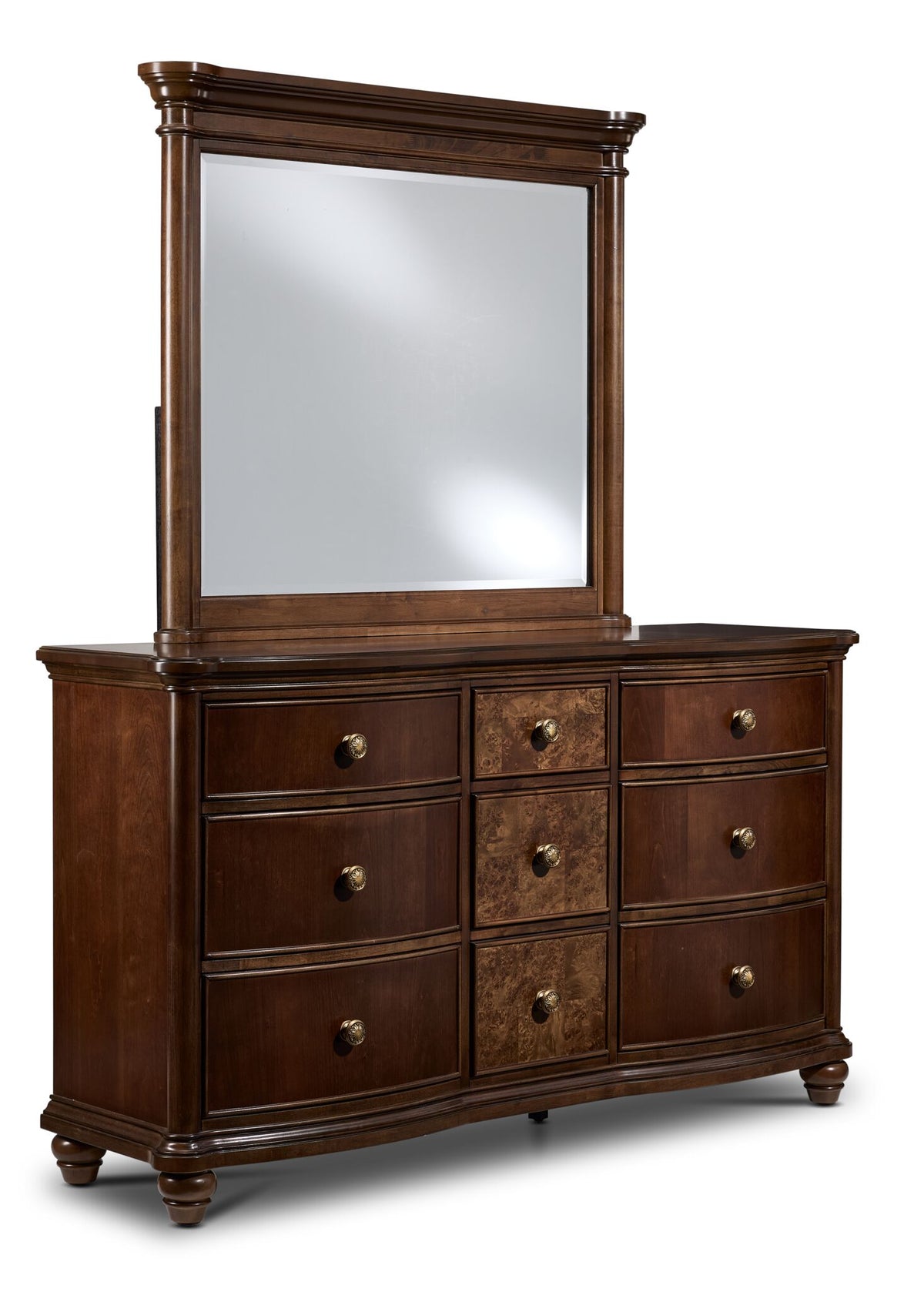 Florence 6-Drawer Dresser - Brown