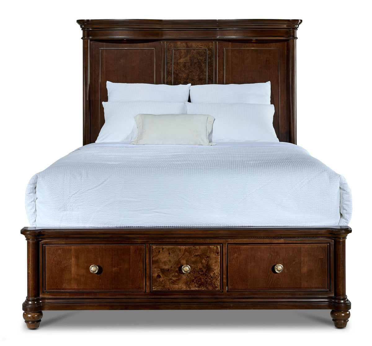 Florence 3 - Piece Queen Storage Bed - Brown