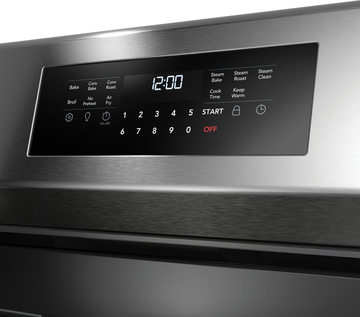 Frigidaire Gallery Smudge-Proof™ Stainless Steel 30" Rear Control Gas Range with Air Fry (5.1 Cu. Ft.) - GCRG3059BF