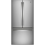 GE 32.75" 24.8 Cu. Ft. Fingerprint Resistant Stainless Steel French Door Refrigerator - GNE25JYKFS