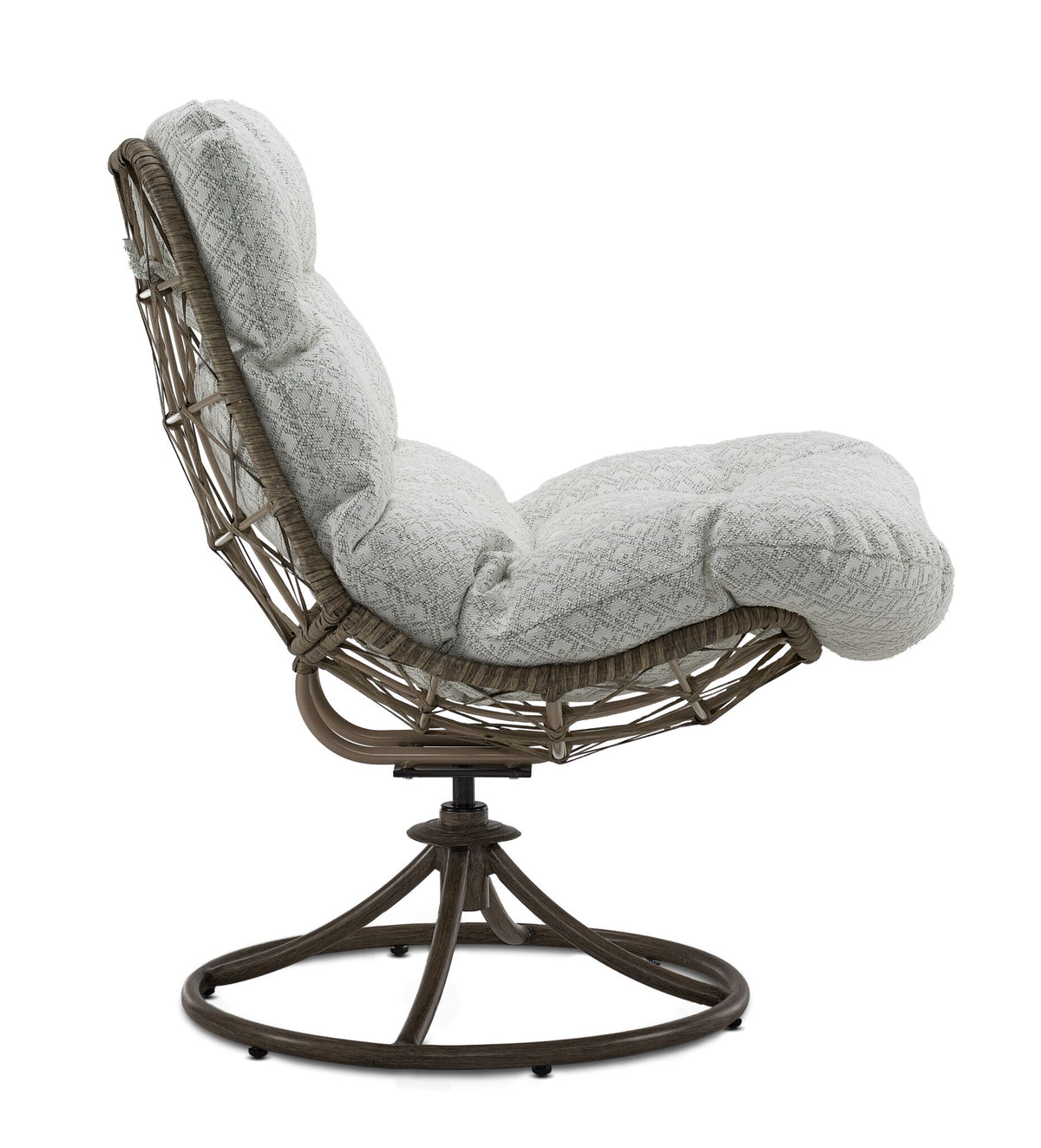 Kenosha Outdoor Swivel Chair - Dark Grey