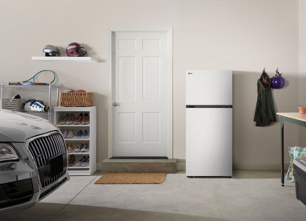 LG 27.5" 18 Cu. Ft. White Top-Freezer Refrigerator - LT18S2100W