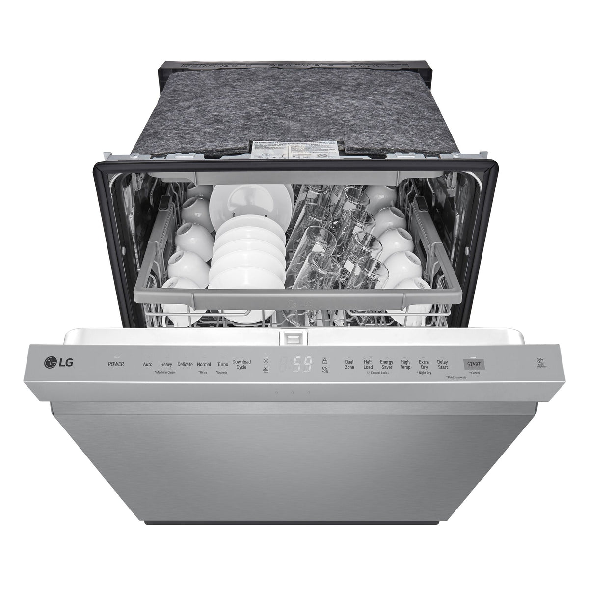 LG Smudge Resistant Stainless Steel Dishwasher with QuadWash™ - LDPN454HT