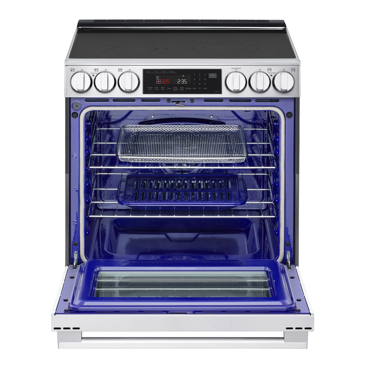 LG Smudge Resistant Stainless Steel Smart Electric Slide-In Range (6.3 Cu.Ft) - LSEL6335XE