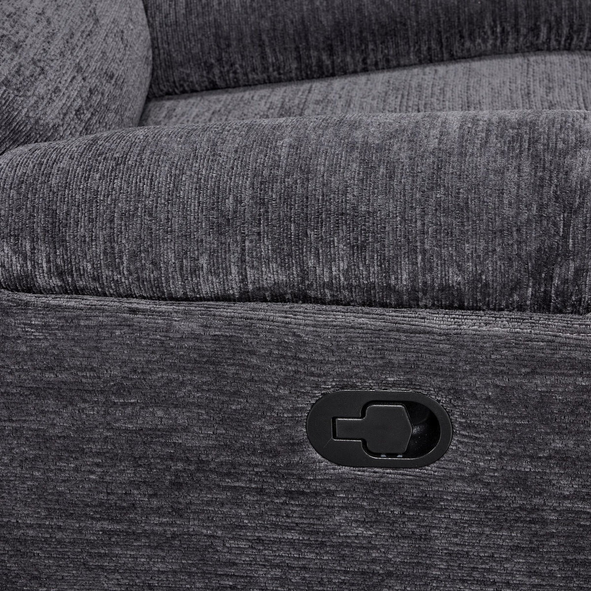 Lucie Glider Recliner - Charcoal