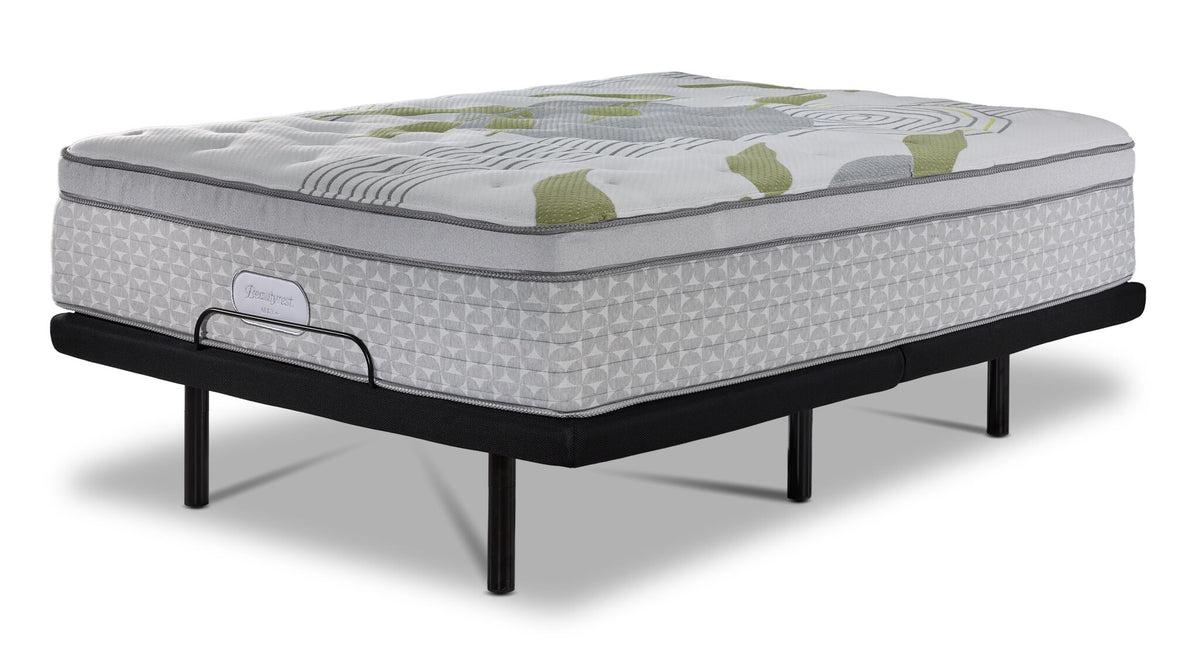 Beautyrest Max+ Lumen Euro Top Luxury Firm King Mattress and L2 Motion Pro Adjustable Base